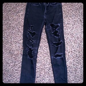 American Eagle ripped jeans